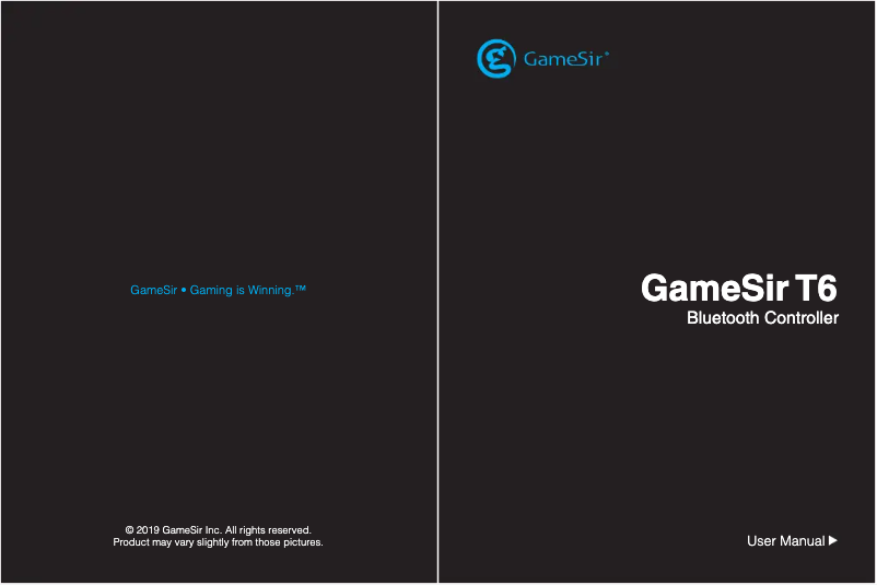 Image de la première page du manuel de l'appareil T6