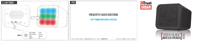 Page n°1 - Manuel utilisateur Trust 21760