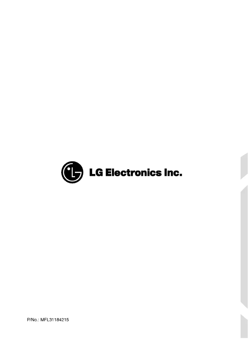 Page n°1 - Manuel utilisateur LG WD-14420FD