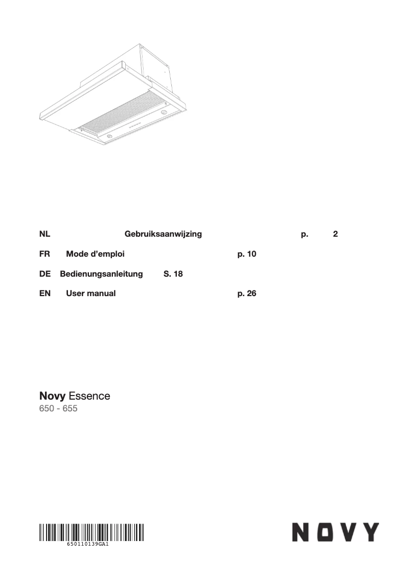 Image de la première page du manuel de l'appareil Telescopic Basic 650