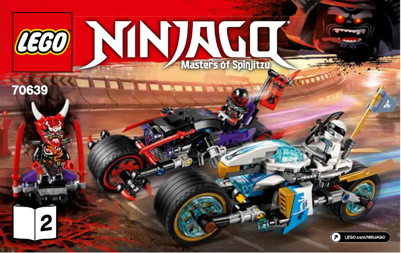 Image de la première page du manuel de l'appareil Ninjago 70639