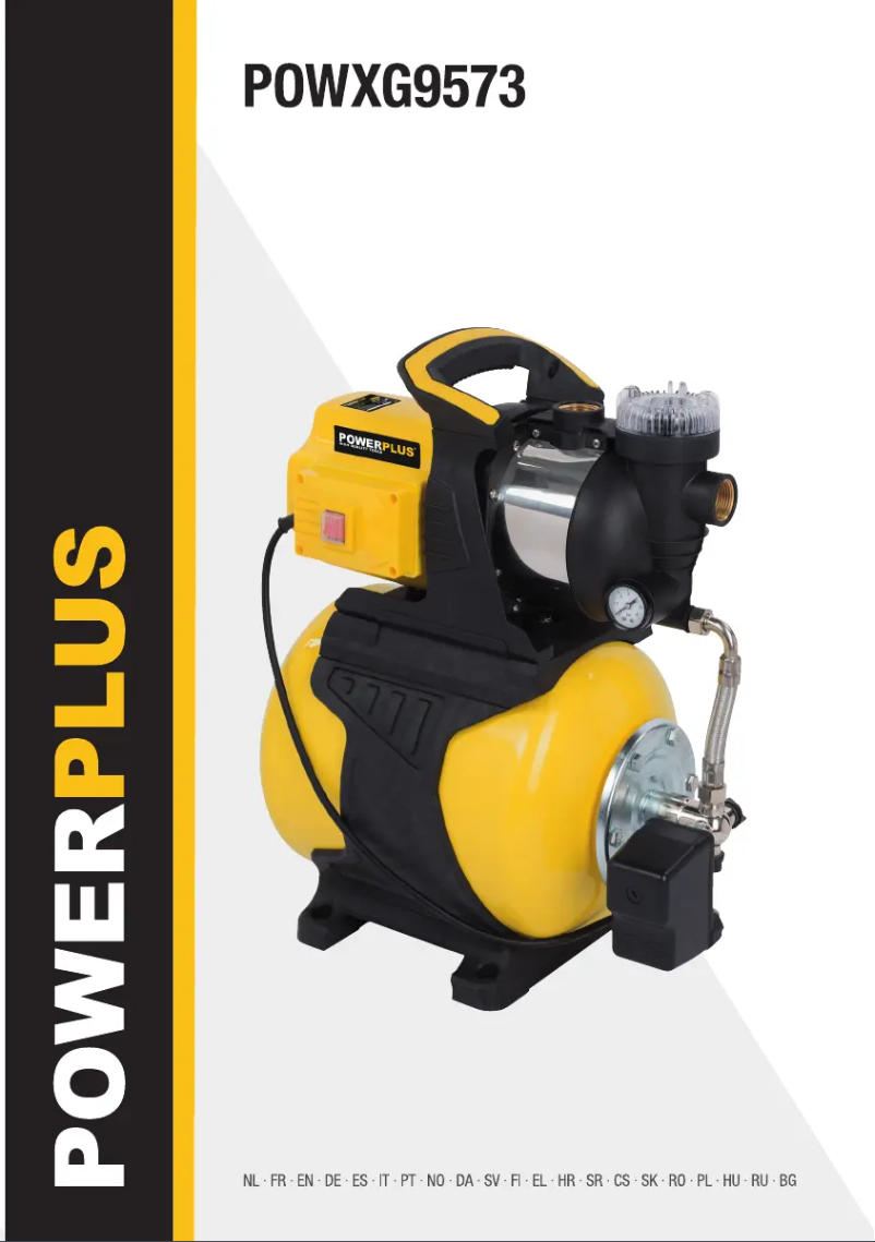 Page n°1 - Manuel utilisateur PowerPlus POWXG9573