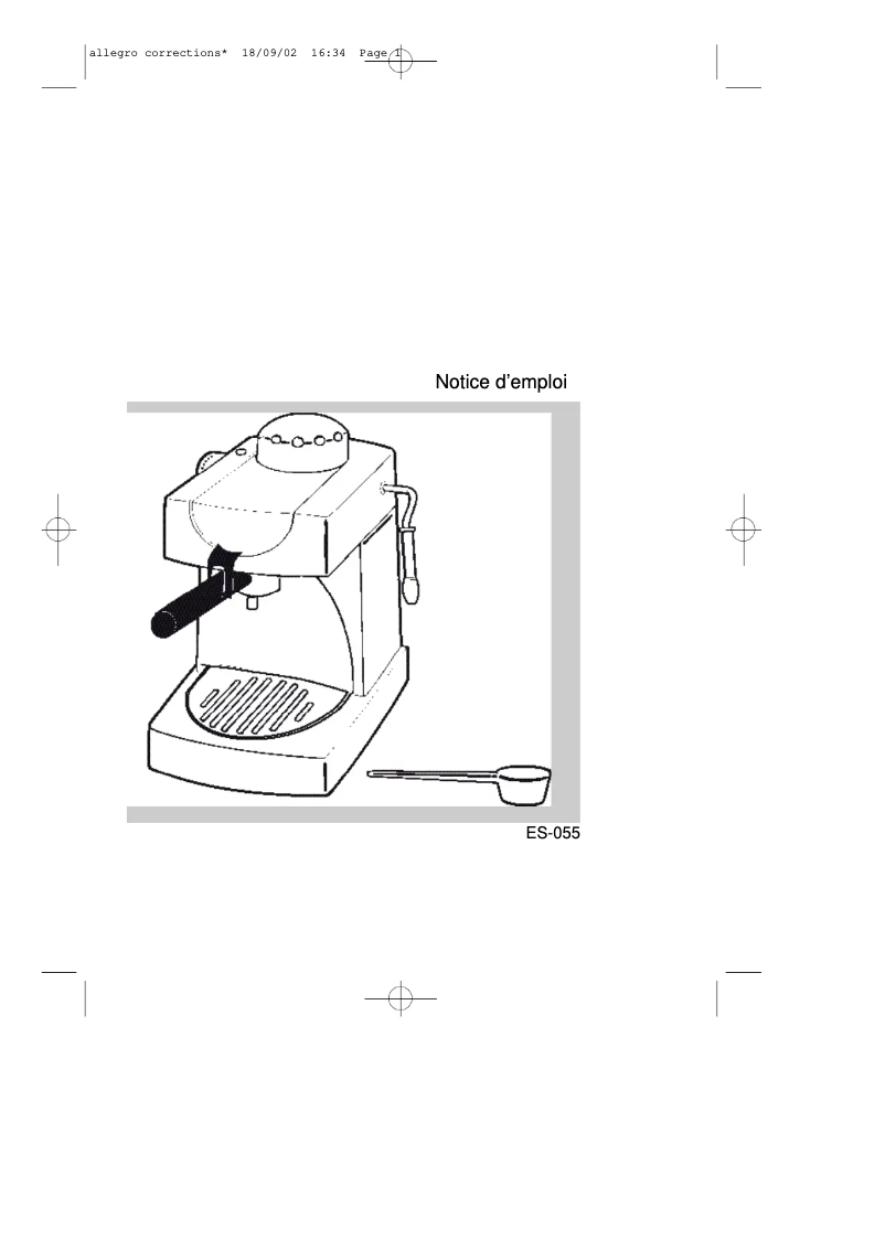 Page n°1 - Manuel utilisateur Rowenta ES 050