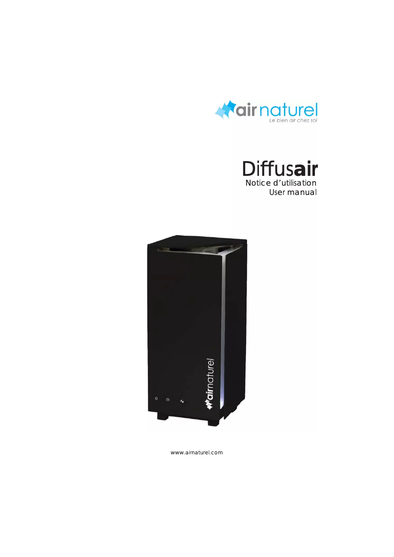 Page n°1 - Manuel utilisateur Air Naturel Diffusair
