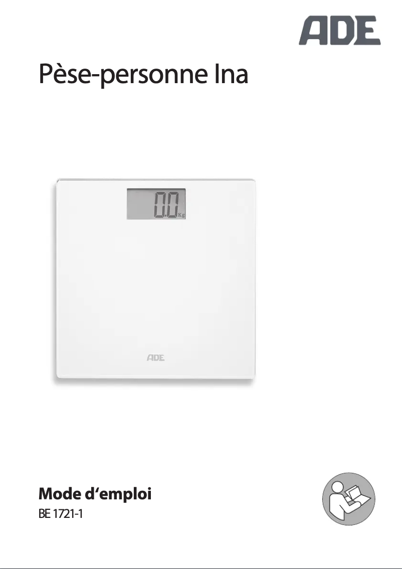 Page 1 de la notice Manuel utilisateur ADE Katharina BE 1721-1