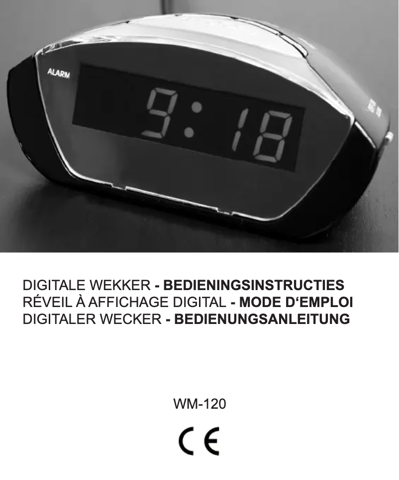 Page 1 de la notice Manuel utilisateur GlobalTronics WM-120