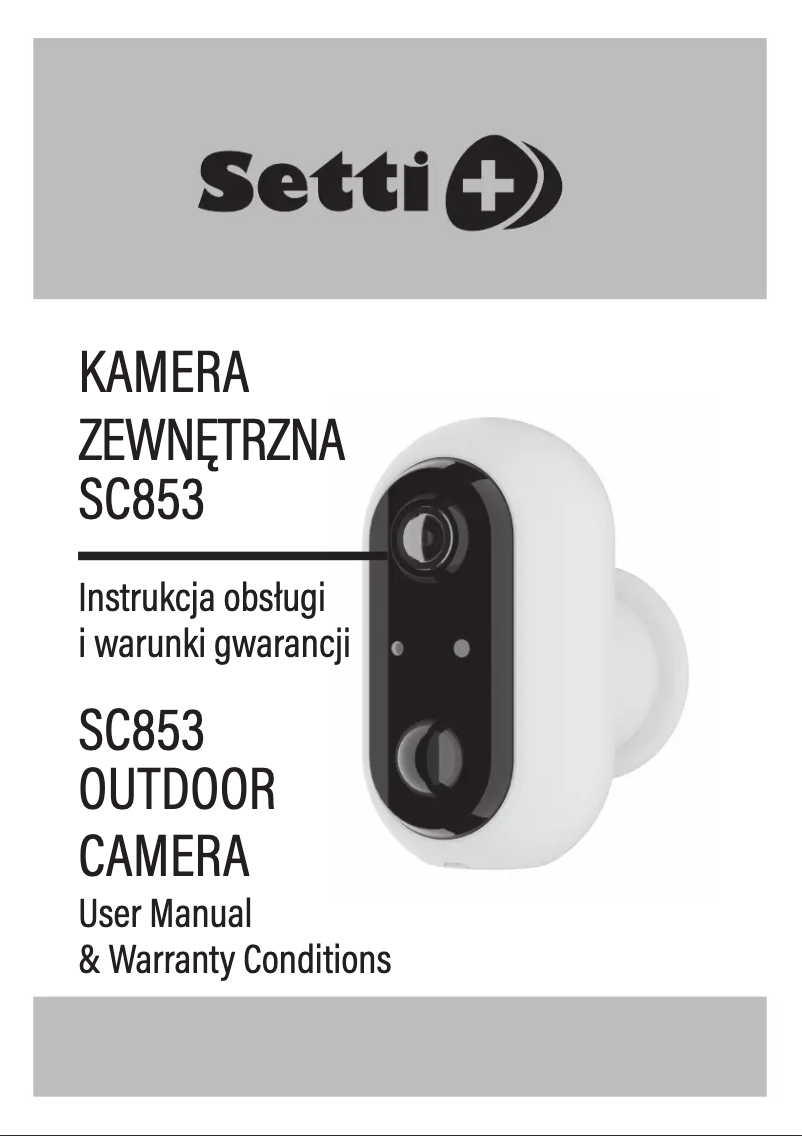 Page 1 de la notice Manuel utilisateur Setti+ SC853