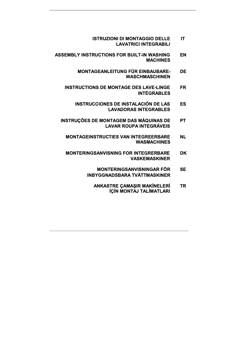 Page n°1 - Manuel utilisateur Smeg STA161S2