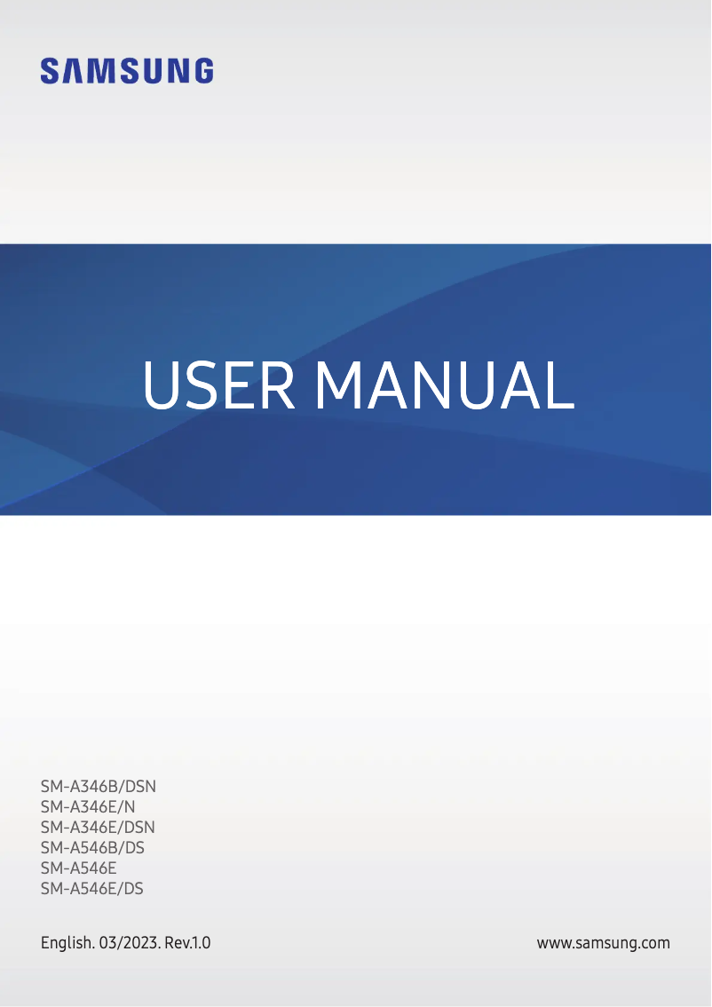Page n°1 - Manuel utilisateur O2 Galaxy A54 5G
