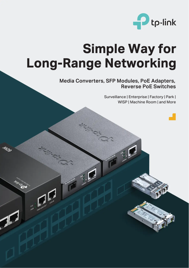 Page n°1 - Guide d'installation TP-Link TL-FC111PB-20