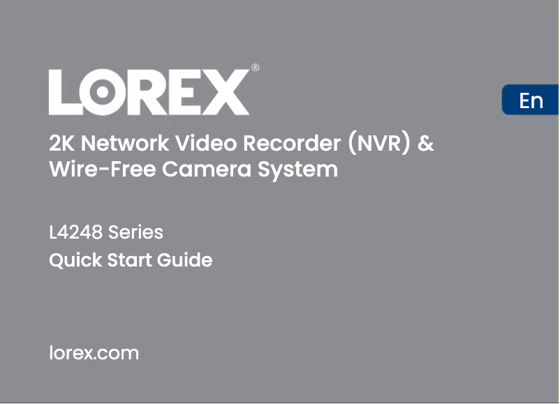 Image de la première page du manuel de l'appareil L4248D-4AA4N-E