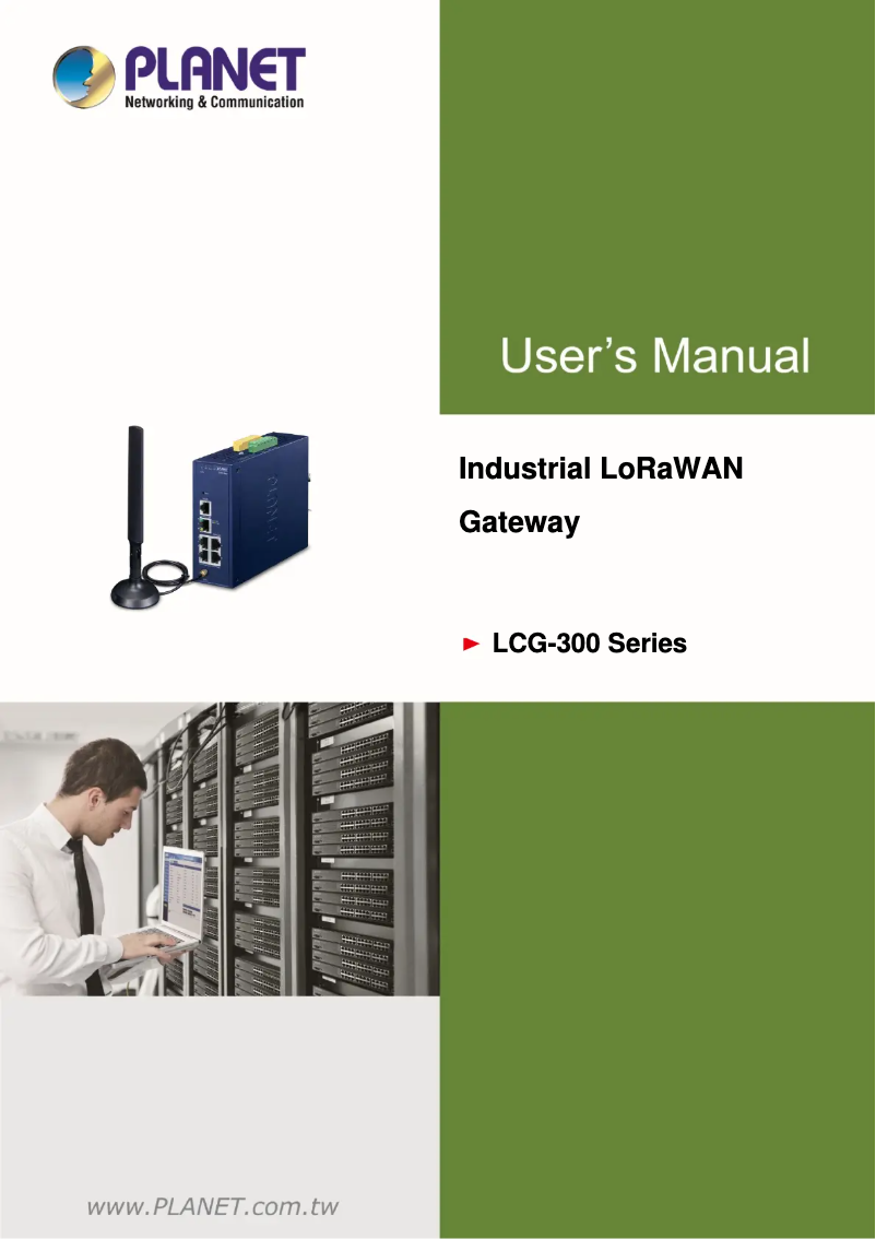 Image de la première page du manuel de l'appareil LCG-300