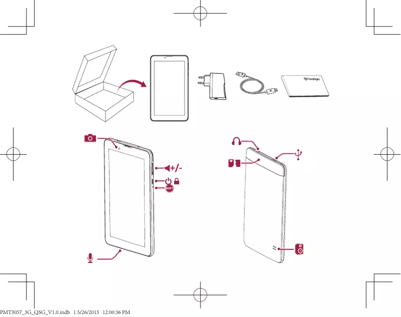 Image de la première page du manuel de l'appareil PMT-3057 3G