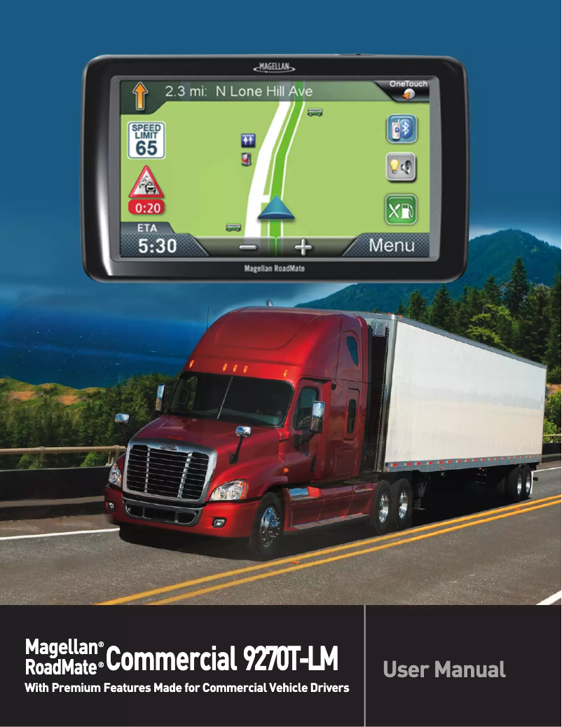 Image de la première page du manuel de l'appareil RoadMate 9270T