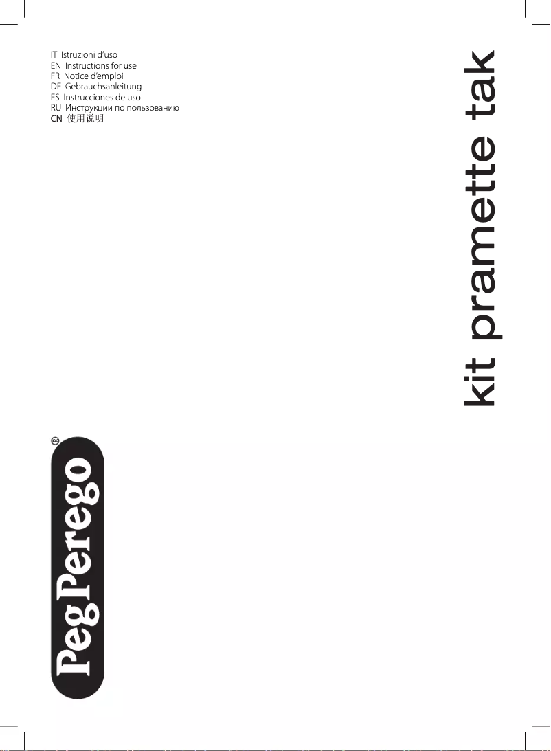 Image de la première page du manuel de l'appareil Kit Pramette Tak