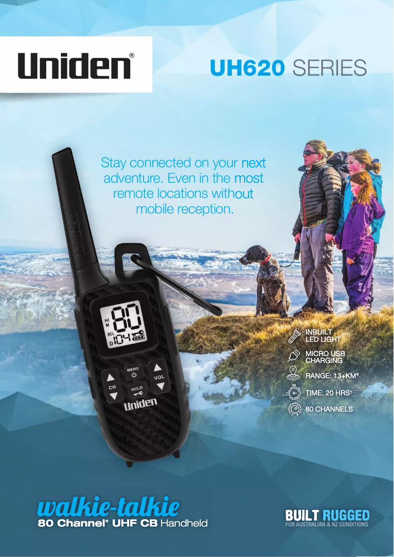 Image de la première page du manuel de l'appareil UH620