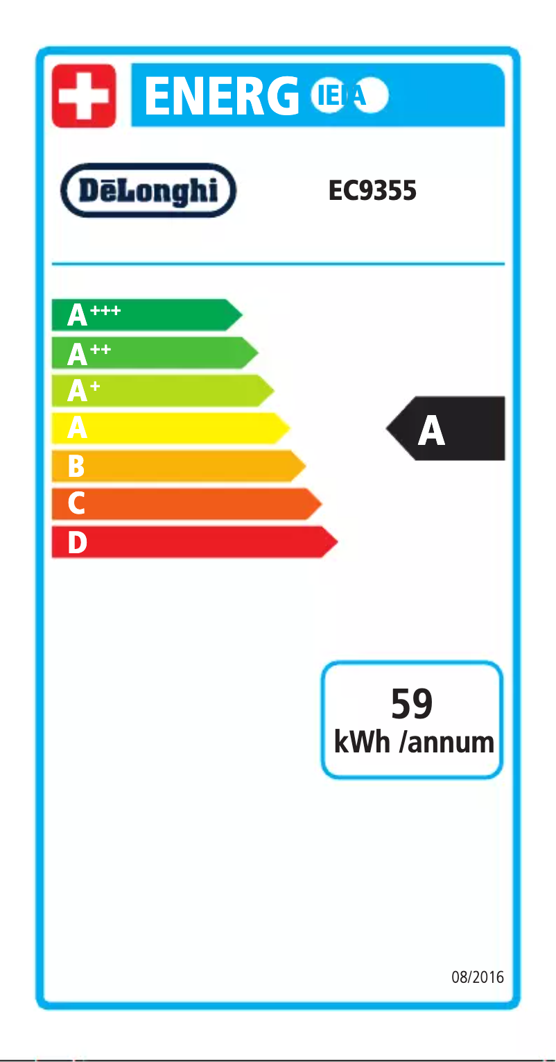 Image de la première page du manuel de l'appareil La Specialista Prestigio EC9355.BM
