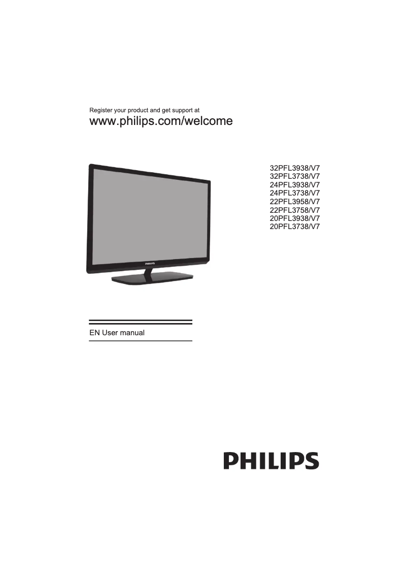 Página 1 del manual Manual de usuario Philips 32PFL3738