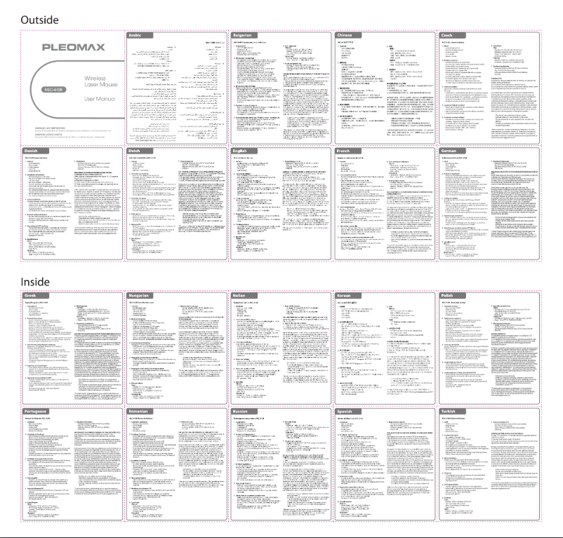 Page 1 de la notice Manuel utilisateur Samsung MLC-610