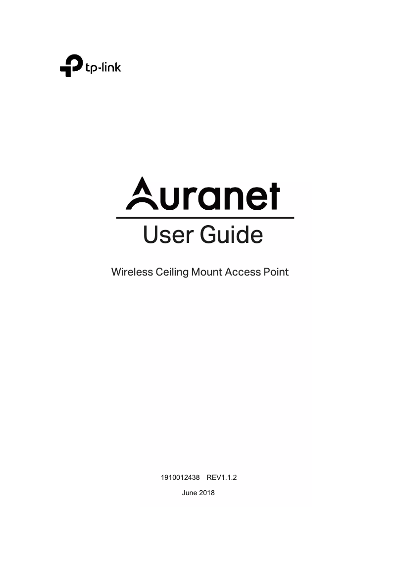 Page 1 de la notice Manuel utilisateur TP-Link CAP1200