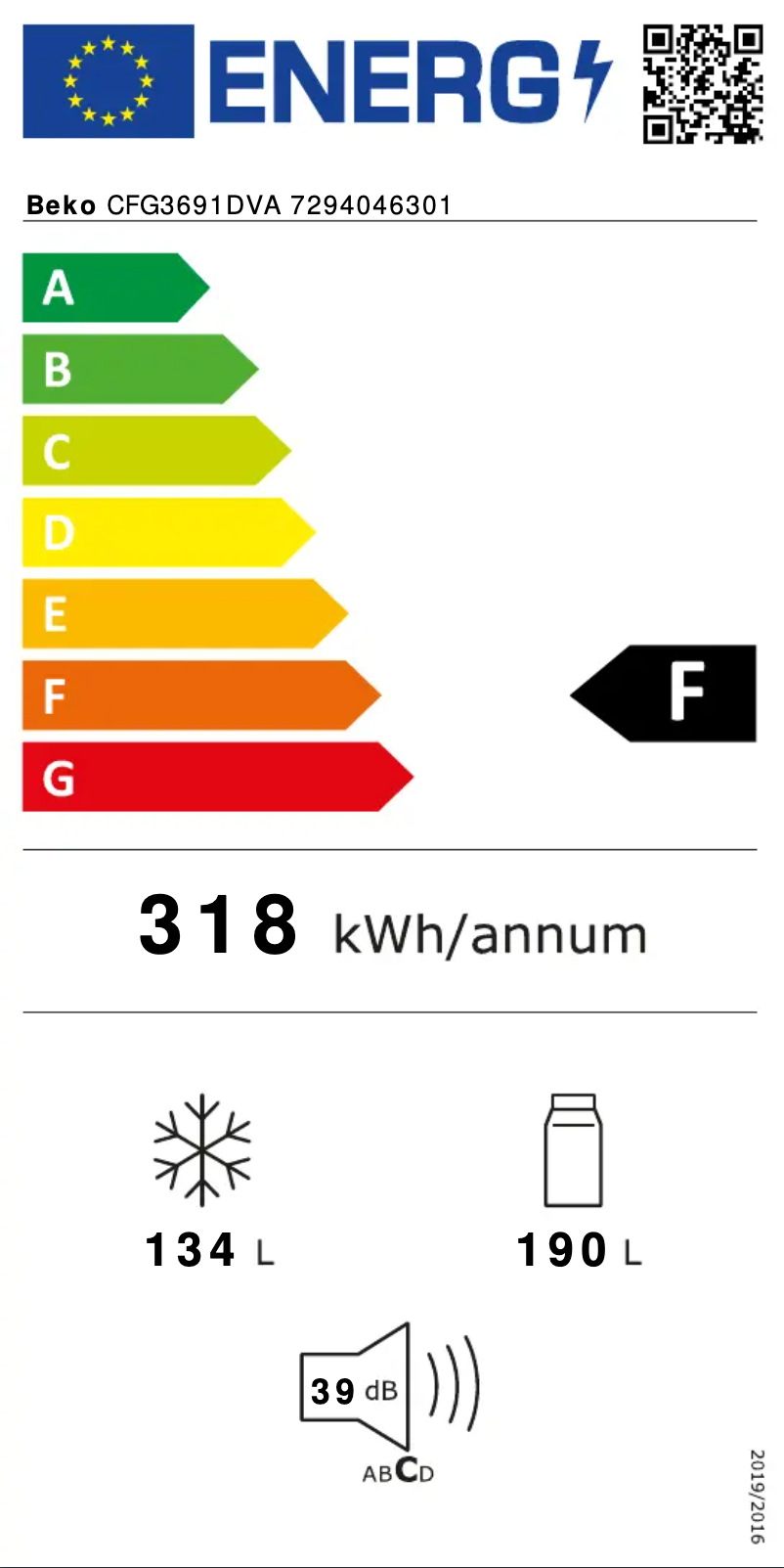 Image de la première page du manuel de l'appareil CFG3691DVA