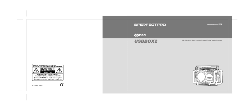 Page n°1 - Manuel utilisateur PerfectPro USBOX 2