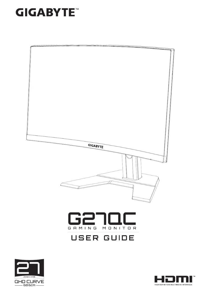 Page n°1 - Manuel utilisateur Gigabyte G27QC