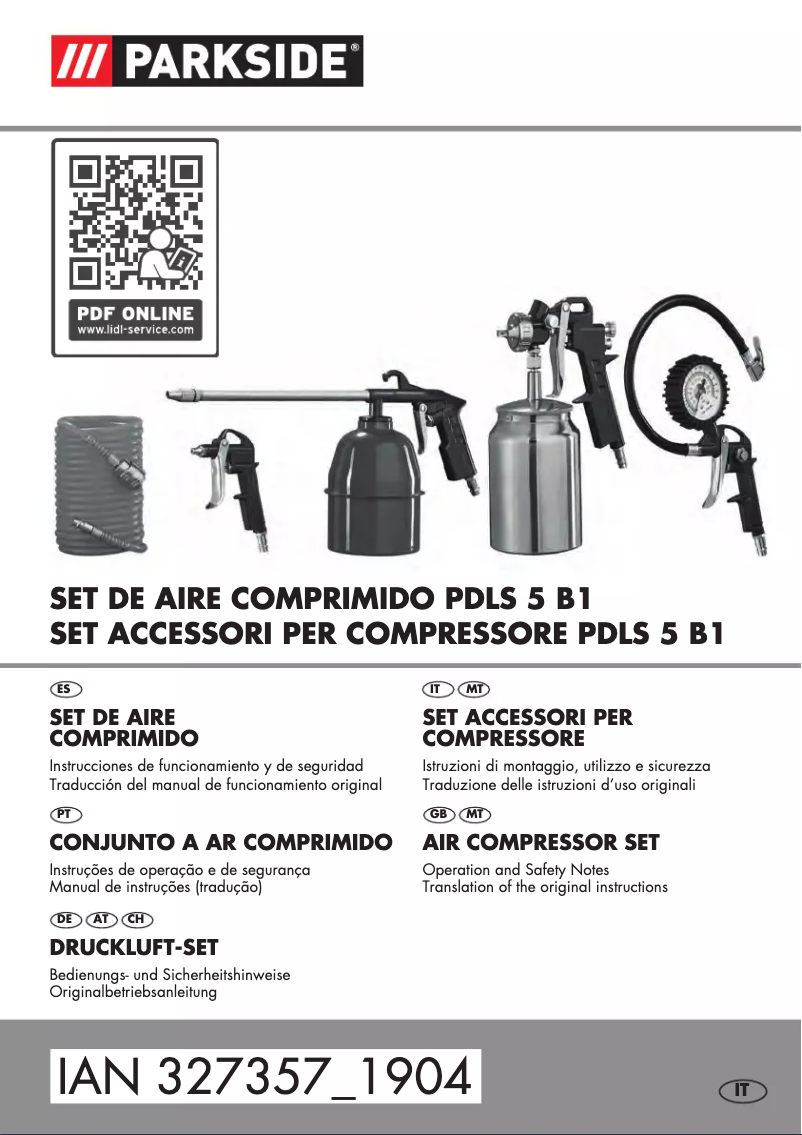 Image de la première page du manuel de l'appareil PDLS 5 B1