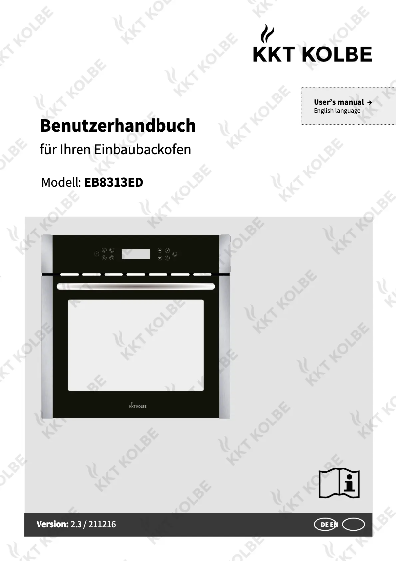 Page 1 de la notice Manuel utilisateur KKT Kolbe EB8313ED