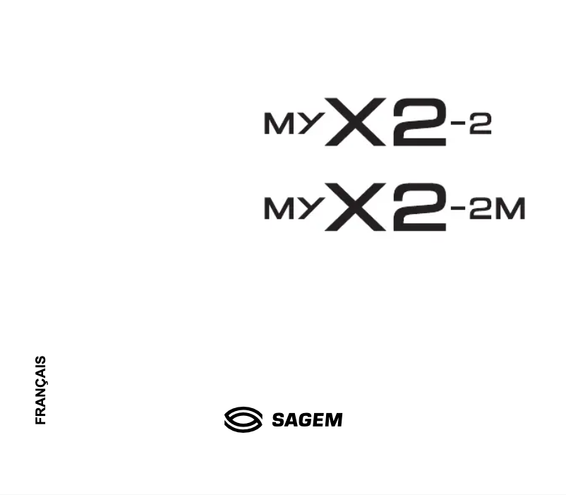 Page n°1 - Manuel utilisateur Sagem myX2-2m