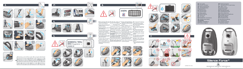 Página 1 del manual Manual de usuario Tefal Silence Force TW6451HA