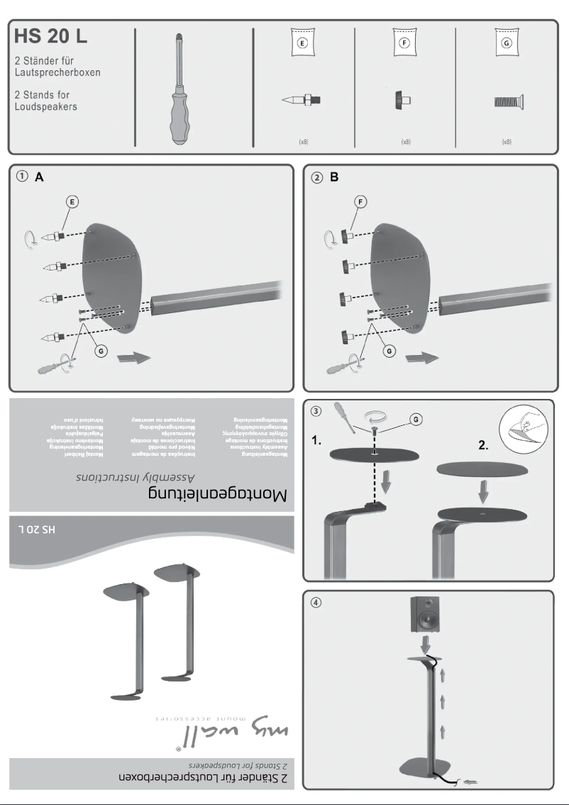 Imagen de la primera página del manual del dispositivo HS 20 L