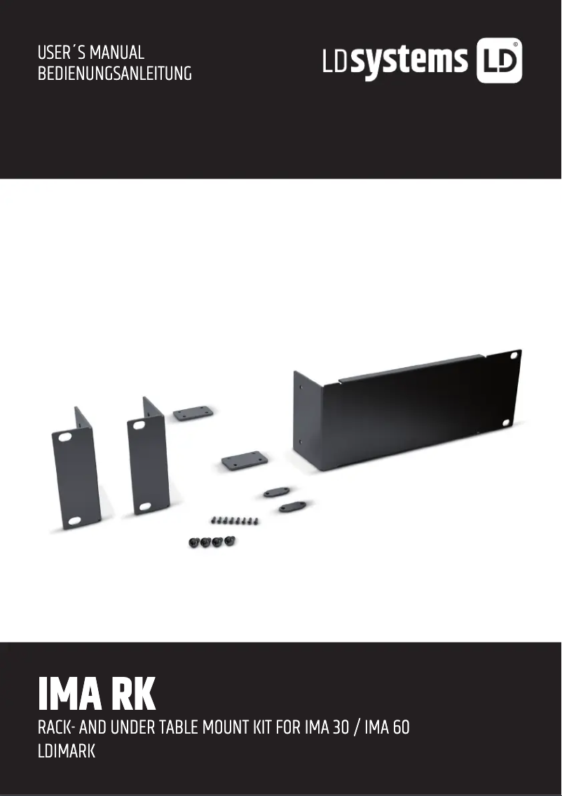 Image de la première page du manuel de l'appareil IMA RK