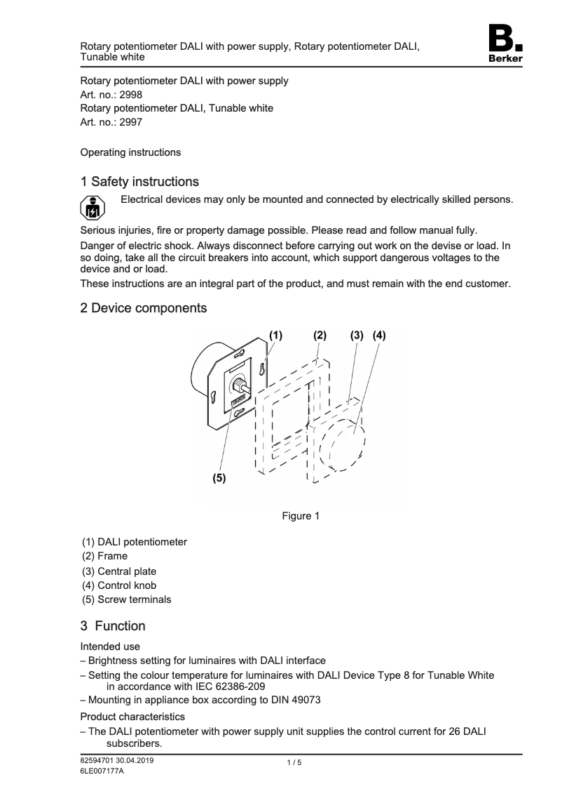 Image de la première page du manuel de l'appareil 2998