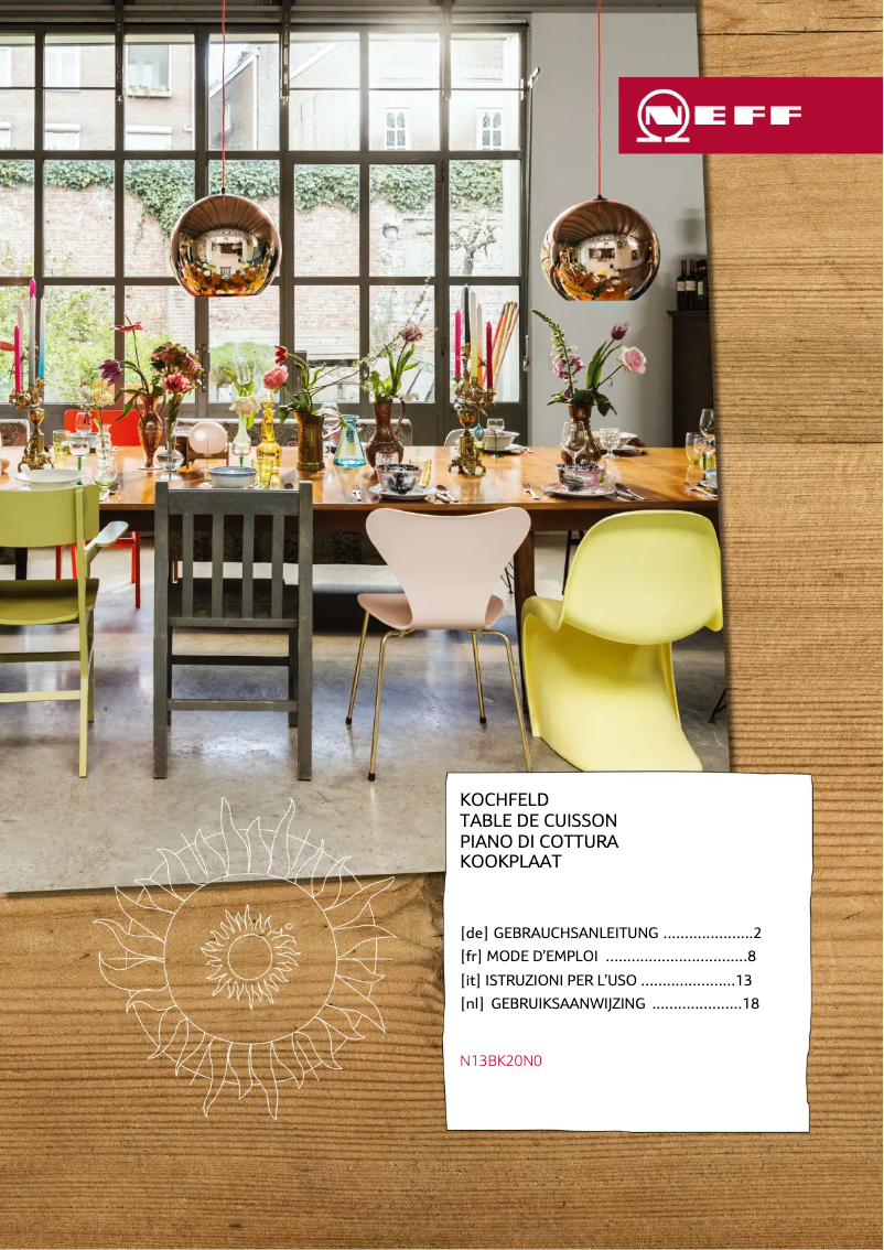 Page n°1 - Manuel utilisateur Neff N13BK20N0