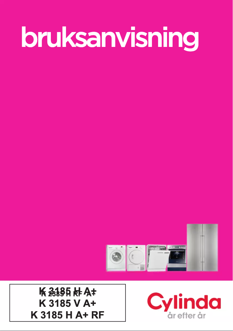 Image de la première page du manuel de l'appareil K3185V