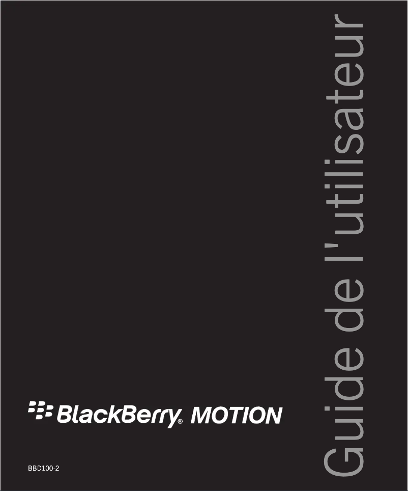Page n°1 - Manuel utilisateur BlackBerry Motion