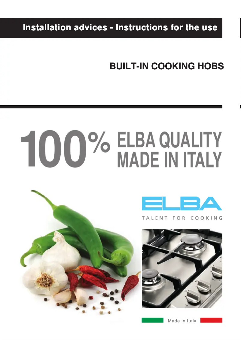 Image de la première page du manuel de l'appareil Elementum EN90-300 XD