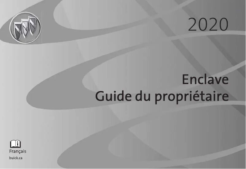 Page 1 de la notice Manuel utilisateur Buick Enclave (2020)