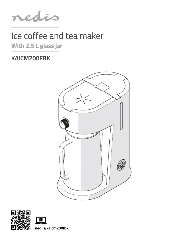 Page n°1 - Manuel utilisateur Nedis KAICM200FBK