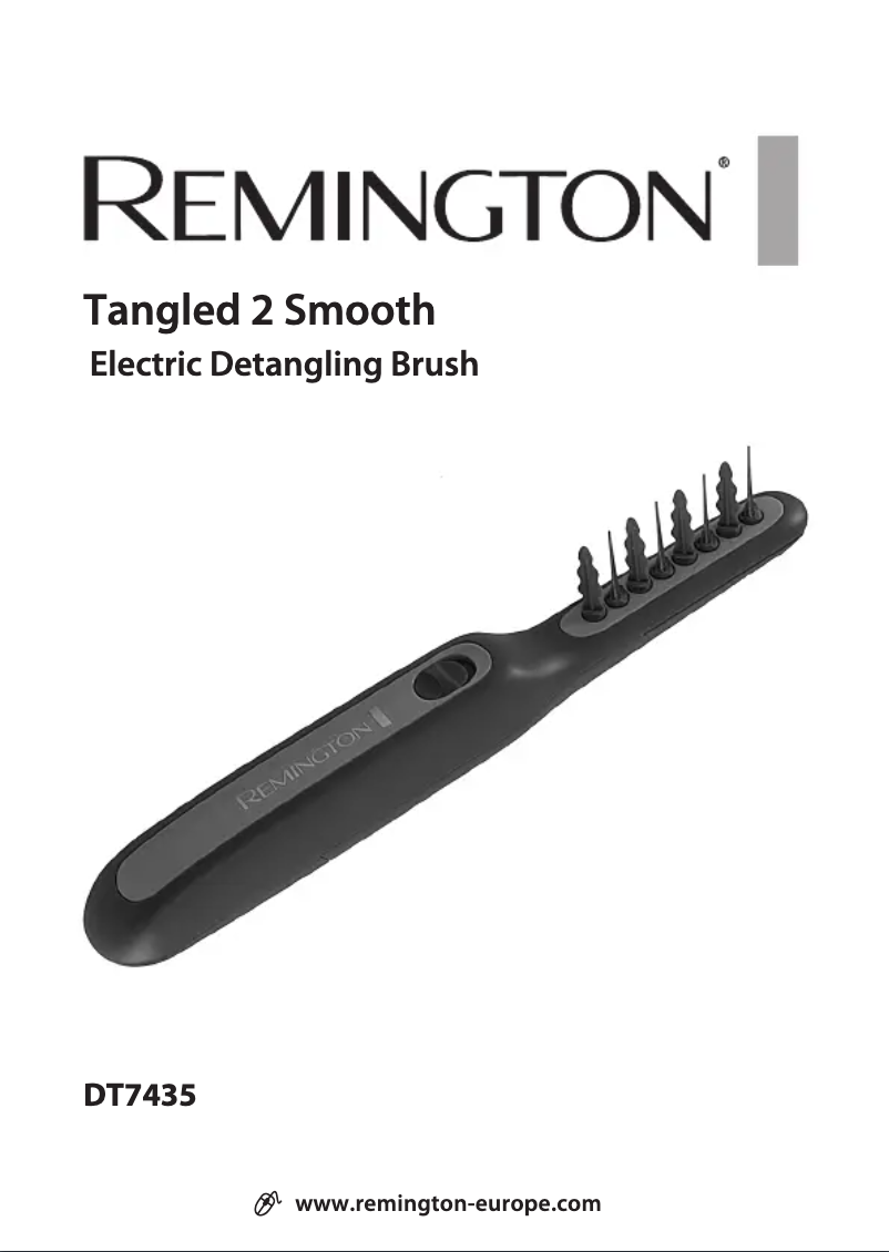 Page n°1 - Manuel utilisateur Remington Tangled 2 DT7435