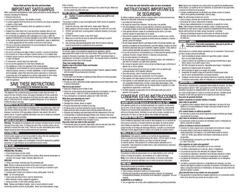 Image de la première page du manuel de l'appareil GR10