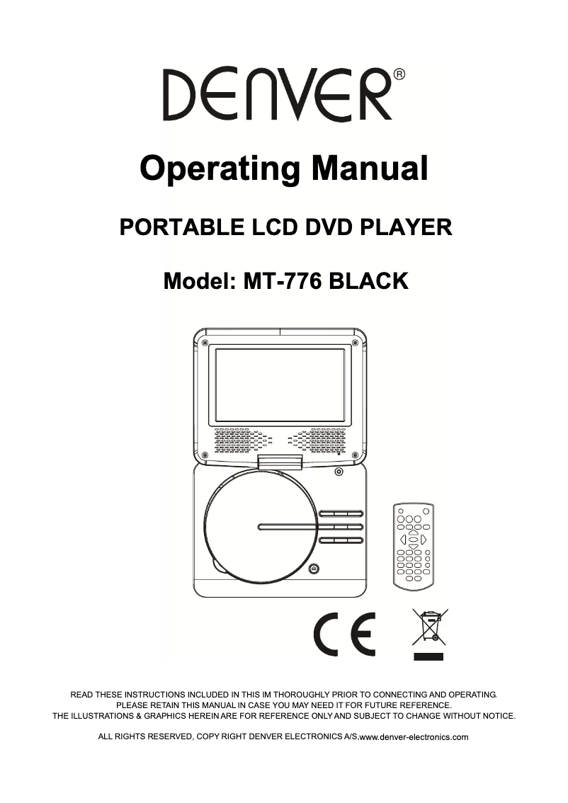 Image de la première page du manuel de l'appareil MT-776