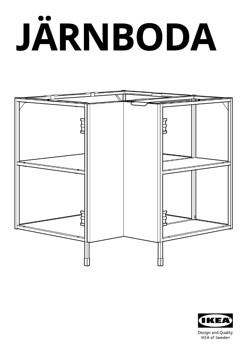 Página 1 del manual Manual de usuario Ikea JÄRNBODA 105.147.49