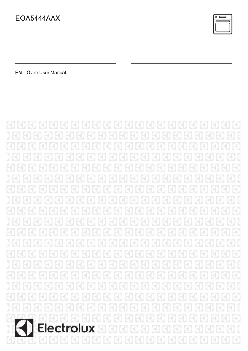 Page n°1 - Manuel utilisateur Electrolux EOA5444AAX
