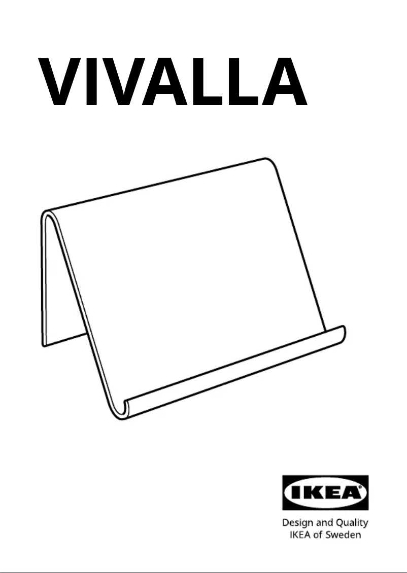 Image de la première page du manuel de l'appareil VIVALLA 104.014.84