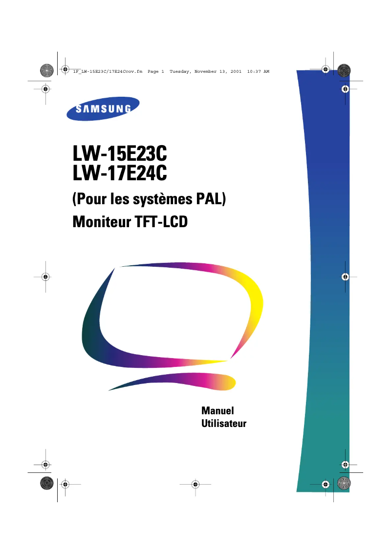 Page n°1 - Manuel utilisateur Samsung LW17E24C