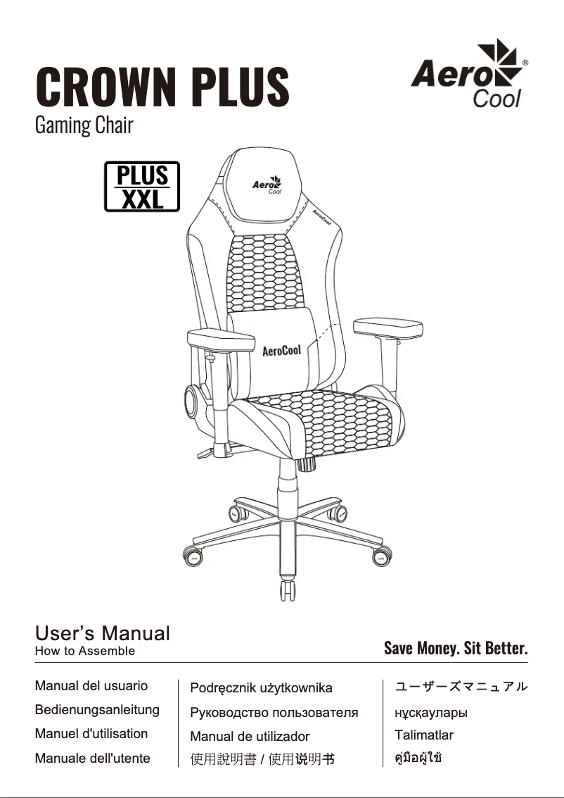 Page 1 de la notice Manuel utilisateur AeroCool Crown Plus