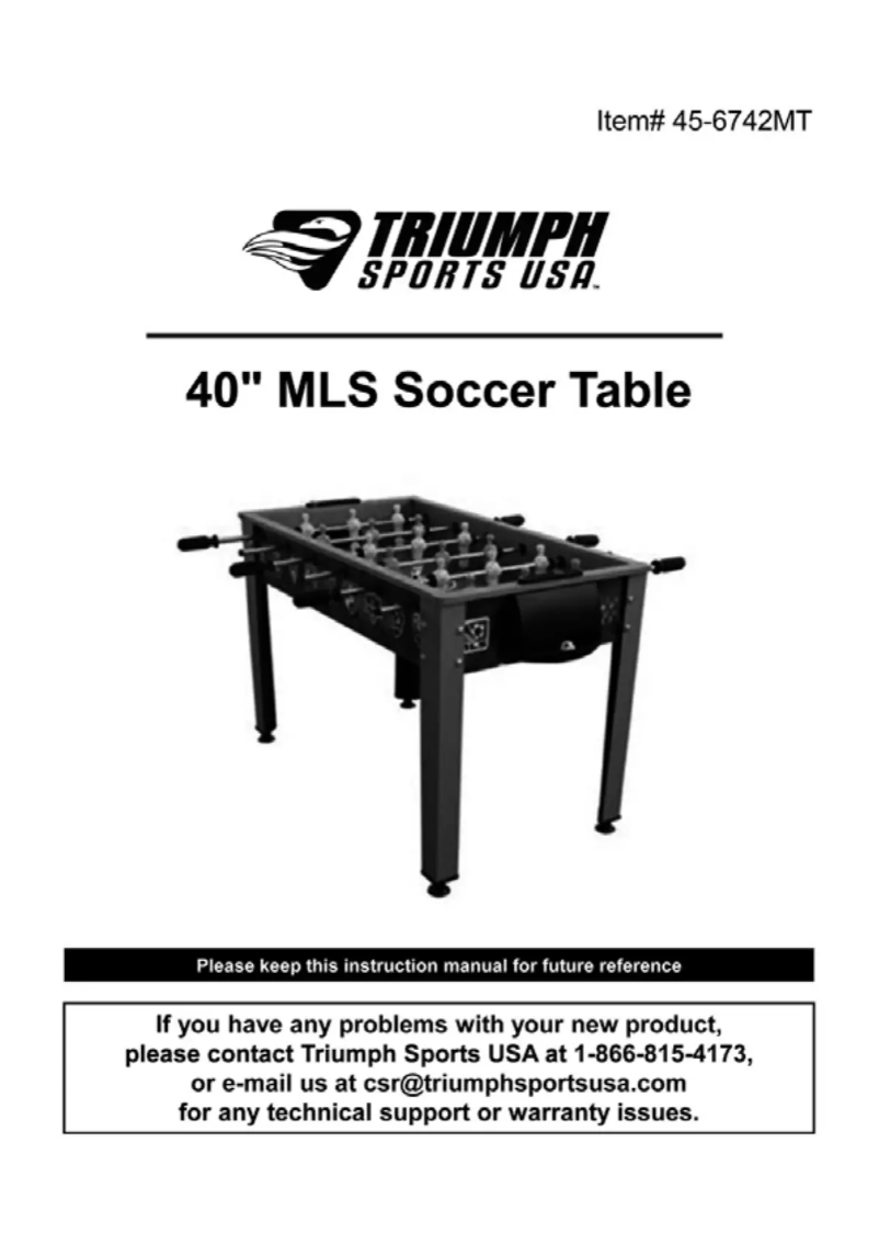 Page n°1 - Manuel utilisateur Triumph Sports 45-6742MT