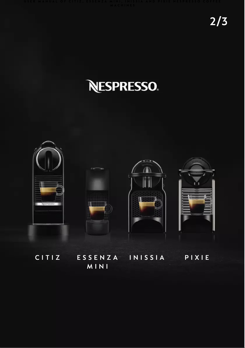 Page n°1 - Manuel utilisateur Magimix Citiz & Milk